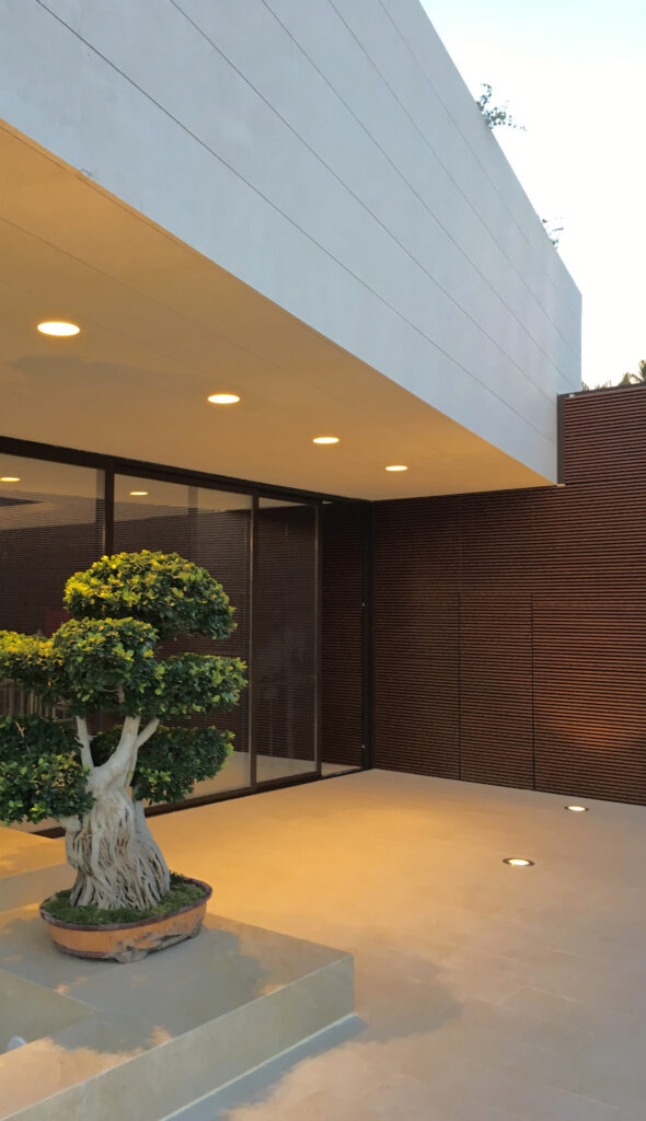 Exterior de vivienda moderna